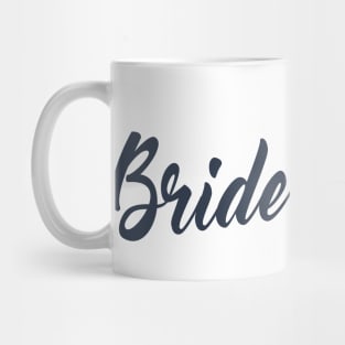 Elegant Bridesmaid Floral Wedding Calligraphy Mug